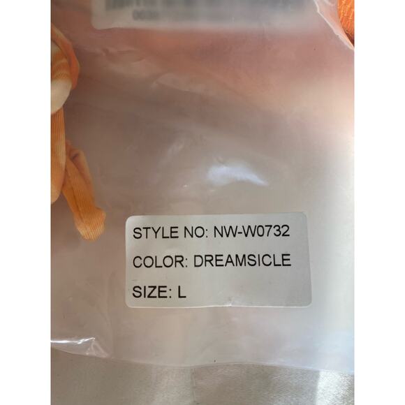 Naked Wardrobe Bikini Swim  Suit in Dreamsicle - Picture 4 of 5